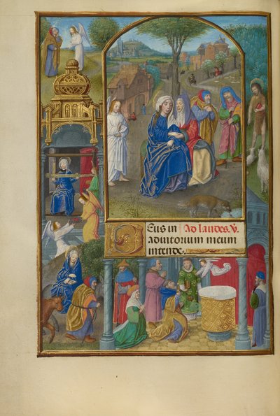 Die Heimsuchung von Master of the Dresden Prayer Book